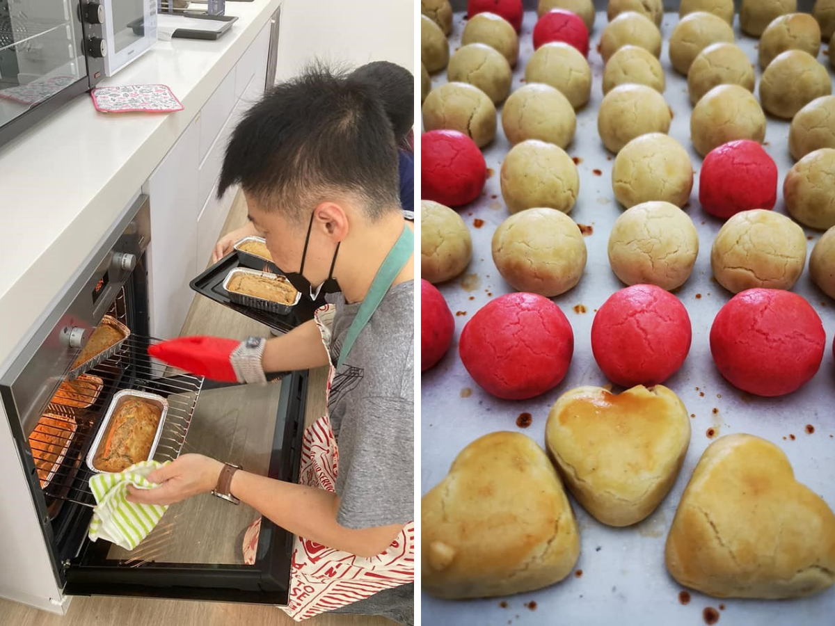 Father's Day 2021 - HCSA volunteer Johnson baking