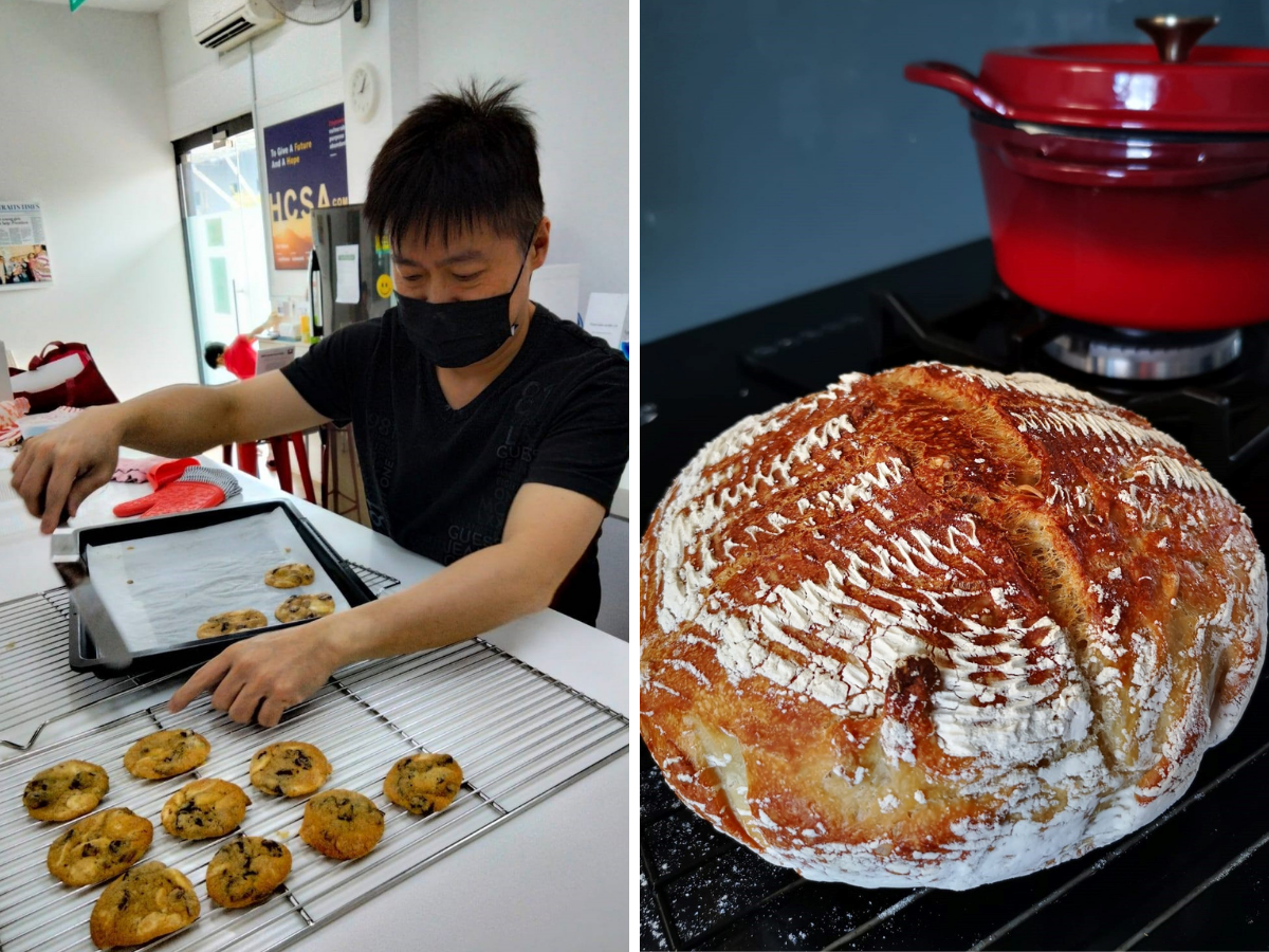 Father's Day 2021 - HCSA volunteer Johnson baking